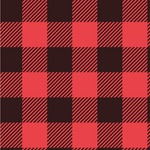 Lumberjack Plaid Wallpaper & Surface Covering (Water Activated 24"x 24" Sample)