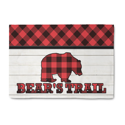 Lumberjack Plaid Washable Area Rug (Personalized)