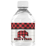 Lumberjack Plaid Water Bottle Labels - Custom Sized (Personalized)