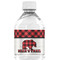 Lumberjack Plaid Water Bottle Labels - Custom Sized (Personalized)