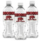 Lumberjack Plaid Water Bottle Labels - Front View