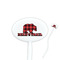Lumberjack Plaid Oval Plastic Stir Sticks (Personalized)