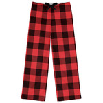 Lumberjack Plaid Womens Pajama Pants - L