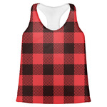 Lumberjack Plaid Womens Racerback Tank Top - X Large