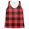 Lumberjack Plaid Womens Racerback Tank Top - 2X Large
