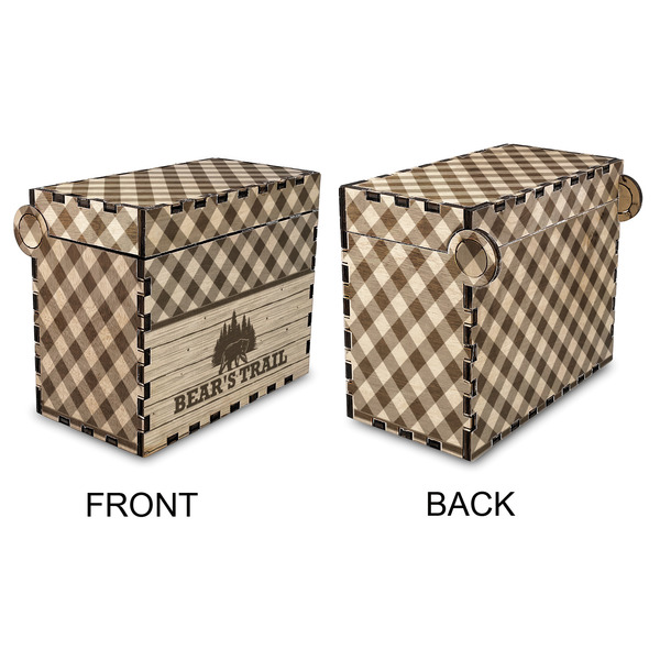 Lumberjack Plaid Wood Recipe Box - Approval