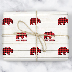 Lumberjack Plaid Wrapping Paper (Personalized)