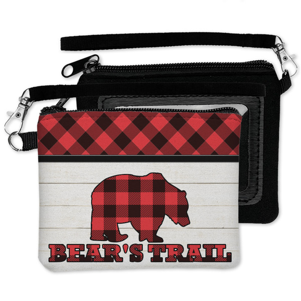 Lumberjack Plaid Wristlet ID Cases - MAIN