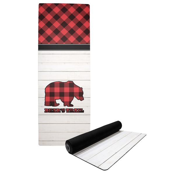 Custom Lumberjack Plaid Yoga Mat (Personalized)