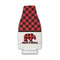Lumberjack Plaid Zipper Bottle Cooler (Personalized)