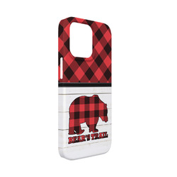 Lumberjack Plaid iPhone Case - Plastic - iPhone 13 Mini (Personalized)