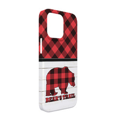 Lumberjack Plaid iPhone Case - Plastic - iPhone 13 Pro (Personalized)