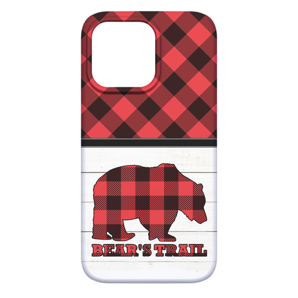 Lumberjack Plaid iPhone 13 Pro Max Case - Back