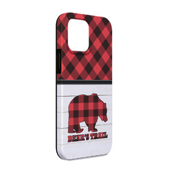 Lumberjack Plaid iPhone Case - Rubber Lined - iPhone 13 (Personalized)