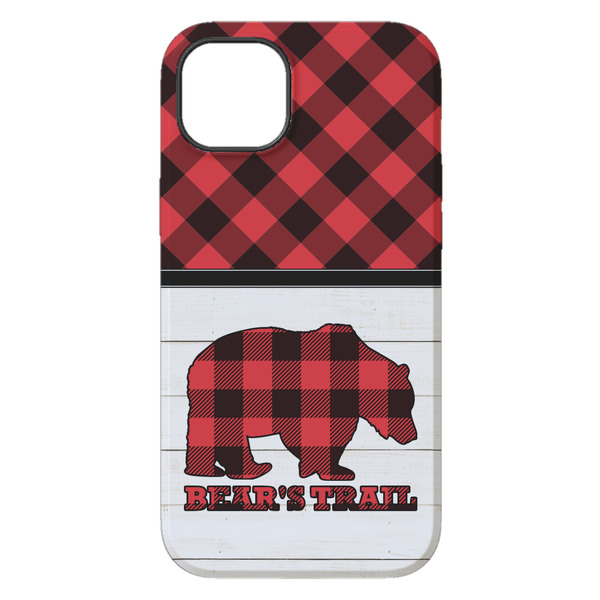 Lumberjack Plaid iPhone 14 Plus Tough Case - Back