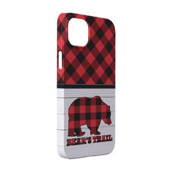 Lumberjack Plaid iPhone Case - Plastic - iPhone 14 Pro (Personalized)