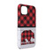 Lumberjack Plaid iPhone Case - Rubber Lined - iPhone 14 Pro (Personalized)
