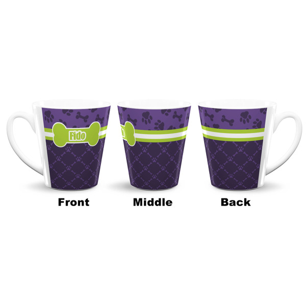 Pawprints & Bones 12 Oz Latte Mug - Approval