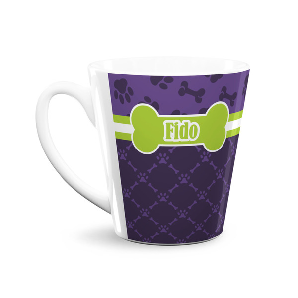 Pawprints & Bones 12 Oz Latte Mug - Front