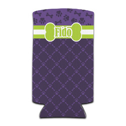Pawprints & Bones Can Cooler (tall 12 oz) (Personalized)