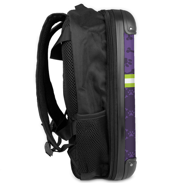 Pawprints & Bones 13" Hard Shell Backpacks - Side View