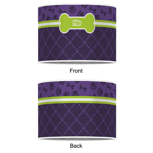 Pawprints & Bones 16" Drum Lampshade - APPROVAL (Poly Film)