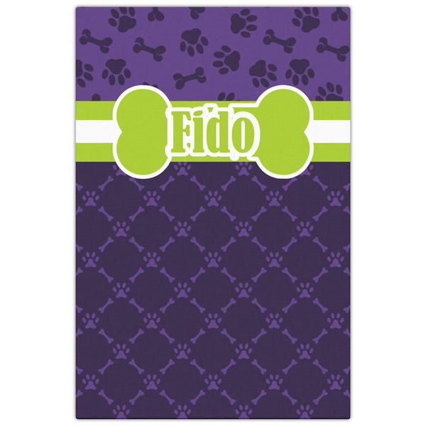 Pawprints & Bones 20x30 - Canvas Print - Front View