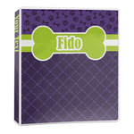 Pawprints & Bones 3-Ring Binder - 1 inch (Personalized)