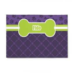 Pawprints & Bones 4' x 6' Indoor Area Rug (Personalized)