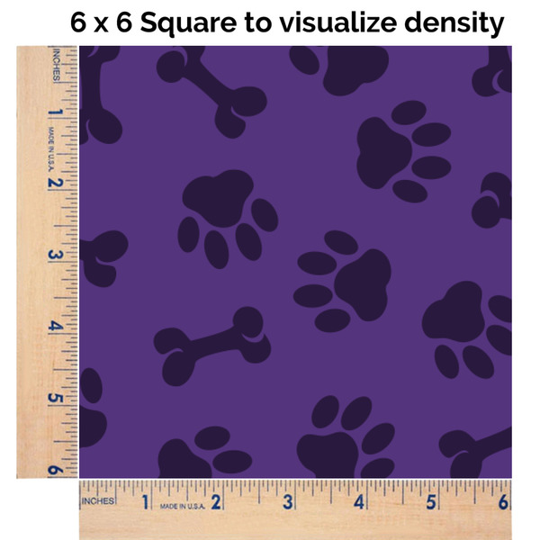 Pawprints & Bones 6x6 Swatch of Fabric
