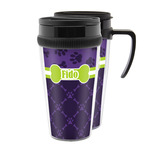 Pawprints & Bones Acrylic Travel Mug (Personalized)