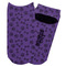 Pawprints & Bones Adult Ankle Socks - Single Pair - Front and Back