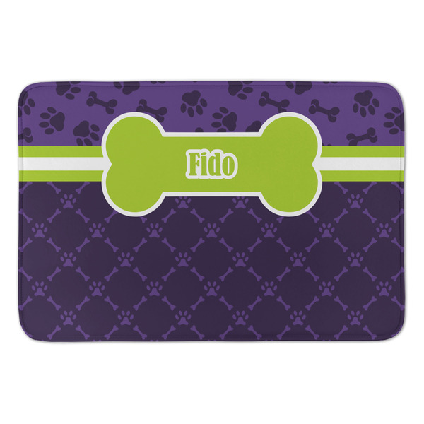 Custom Pawprints & Bones Anti-Fatigue Kitchen Mat (Personalized)