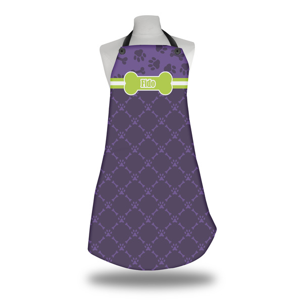 Custom Pawprints & Bones Apron w/ Name or Text