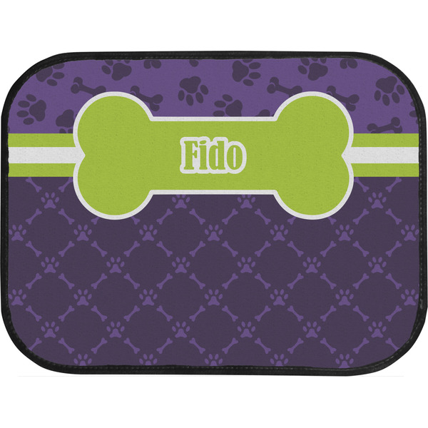 Pawprints & Bones Back Seat Car Mat