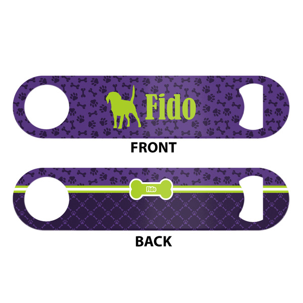 Pawprints & Bones Bar Bottle Opener - White - Approval