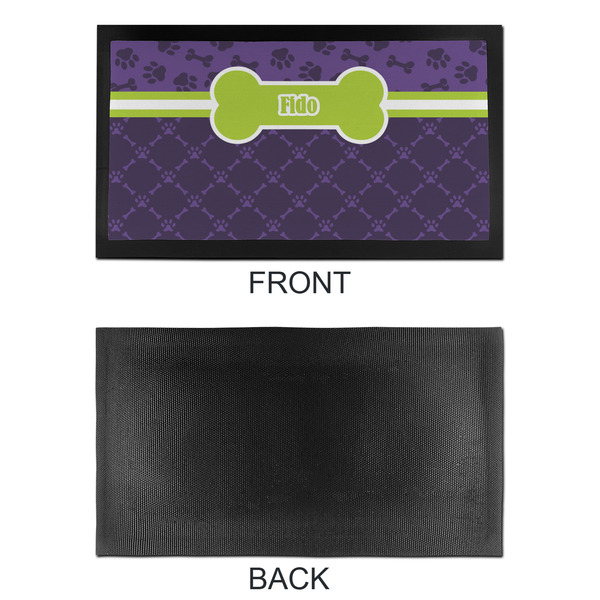 Pawprints & Bones Bar Mat - Small - APPROVAL