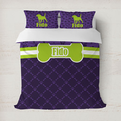 Pawprints & Bones Duvet Cover (Personalized)