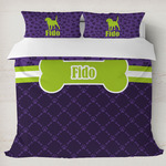 Pawprints & Bones Duvet Cover Set - King (Personalized)