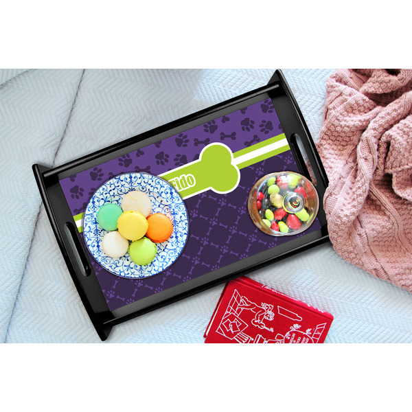 Pawprints & Bones Black Tray - Lifestyle (UPDATED)