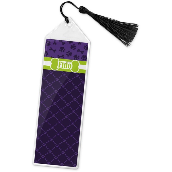 Custom Pawprints & Bones Book Mark w/Tassel (Personalized)