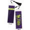 Pawprints & Bones Bookmark with tassel - Front and Back