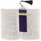 Pawprints & Bones Bookmark with tassel - In book
