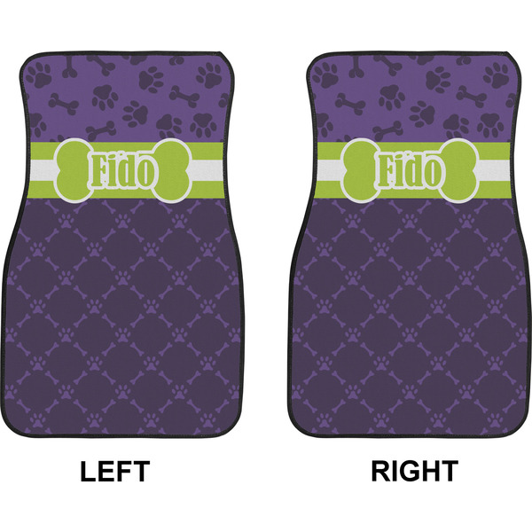 Pawprints & Bones Car Mat Front - Approval