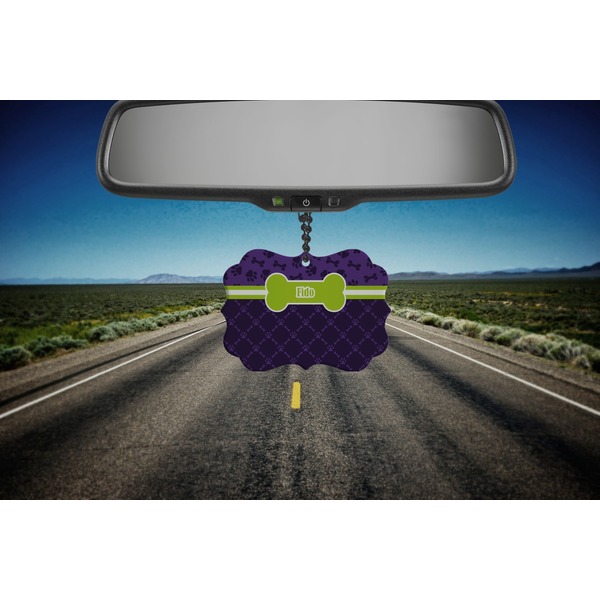 Pawprints & Bones Car Ornament (Road)
