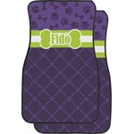 Pawprints & Bones Car Floor Mats (Front Seat) (Personalized)