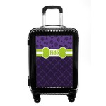 Pawprints & Bones Carry On Hard Shell Suitcase (Personalized)