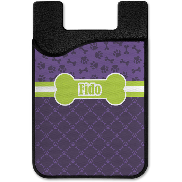 Pawprints & Bones Cell Phone Credit Card Holder