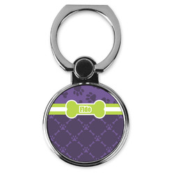 Pawprints & Bones Cell Phone Ring Stand & Holder (Personalized)