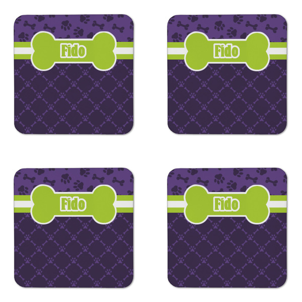 Pawprints & Bones Coaster Set - APPROVAL